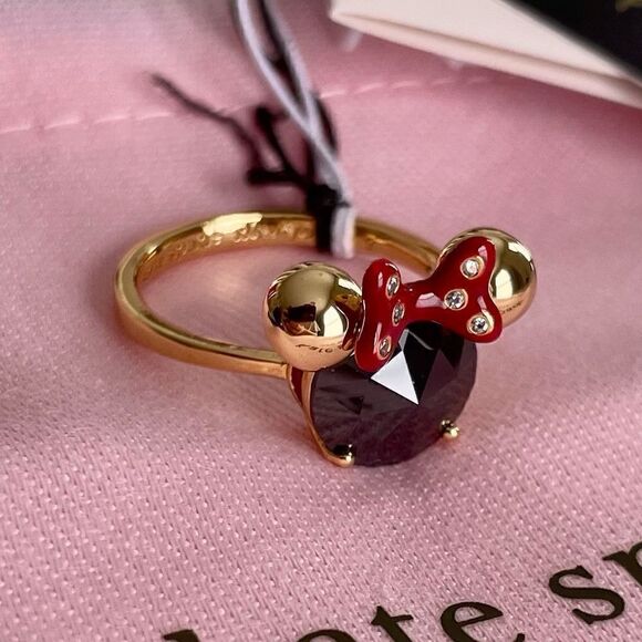 NWT Disney x Kate Spade New York Minnie Ring - Picture 9 of 11